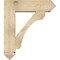 Ekena Millwork Legacy Arts and Crafts Rough Sawn Bracket w/ Offset Brace, Douglas Fir, 8"W x 28"D x 32"H BKT0806X28X32LEC03RDF - alternate 3